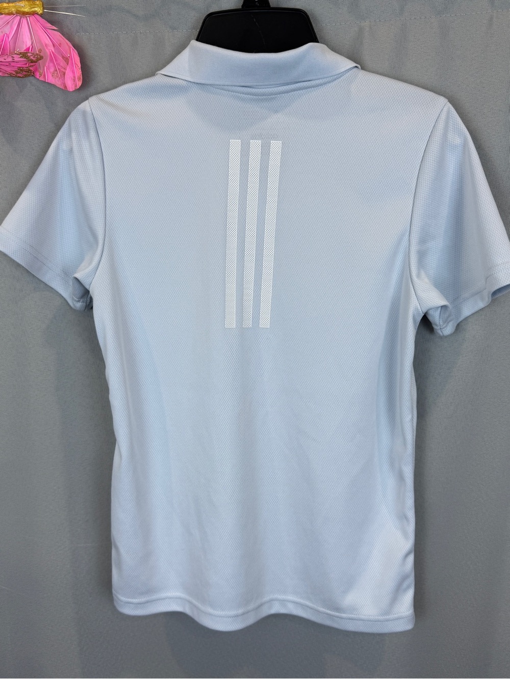 Adidas Two Button Polo Shirt- Size Small (8) - Picture 3 of 10